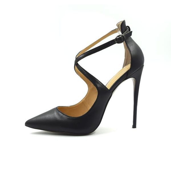 dress shoes customized big size 34-45 cover heels cross straps pointed toe shallow ladies elegant thin high sandals, Black
dress shoes customized big size 34-45 cover heels cross straps pointed toe shallow ladies elegant thin high sandals, Black