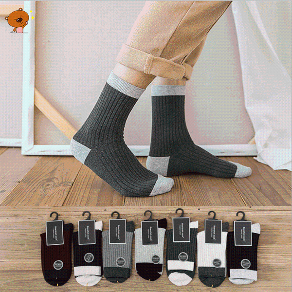 men's socks 3 pairs cotton solid color medium length trendy fashion versatile breathable sweat absorbing friction, Black
men's socks 3 pairs cotton solid color medium length trendy fashion versatile breathable sweat absorbing friction, Black