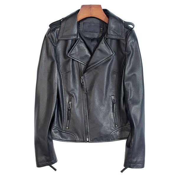 women's leather & faux tajiyane genuine jackets women spring autumn real sheepskin coat slim fashion female jacket cuero genuino tn222, Black
women's leather & faux tajiyane genuine jackets women spring autumn real sheepskin coat slim fashion female jacket cuero genuino tn222, Black