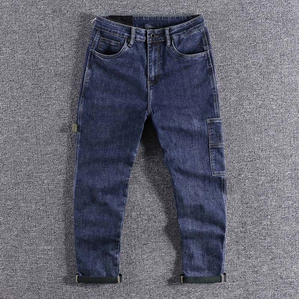 personalized brand multi pocket overalls men's loose straight tube designer handsome fashion jeans youth trouser 0379 kgeu, White;black
personalized brand multi pocket overalls men's loose straight tube designer handsome fashion jeans youth trouser 0379 kgeu, White;black