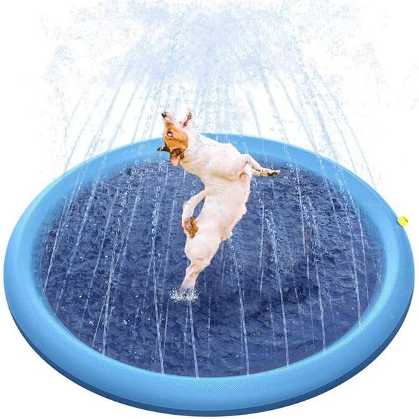 kennels & pens pet sprinkler pad play cooling mat swimming pool inflatable water spray tub summer cool dog bathtub for dogs
kennels & pens pet sprinkler pad play cooling mat swimming pool inflatable water spray tub summer cool dog bathtub for dogs