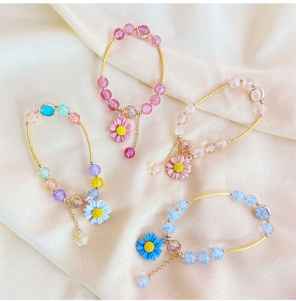 2021 cute colorful flower bead bracelet ins small fresh daisy bracelet girlfriends transfer bead lucky summer bracelet, Golden;silver
2021 cute colorful flower bead bracelet ins small fresh daisy bracelet girlfriends transfer bead lucky summer bracelet, Golden;silver