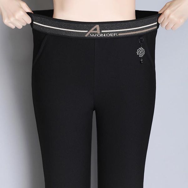 women's pants & capris big yards 2021 spring autumn black women ribbing elastic waist trousers ladies a pencil slim skinny, Black;white
women's pants & capris big yards 2021 spring autumn black women ribbing elastic waist trousers ladies a pencil slim skinny, Black;white