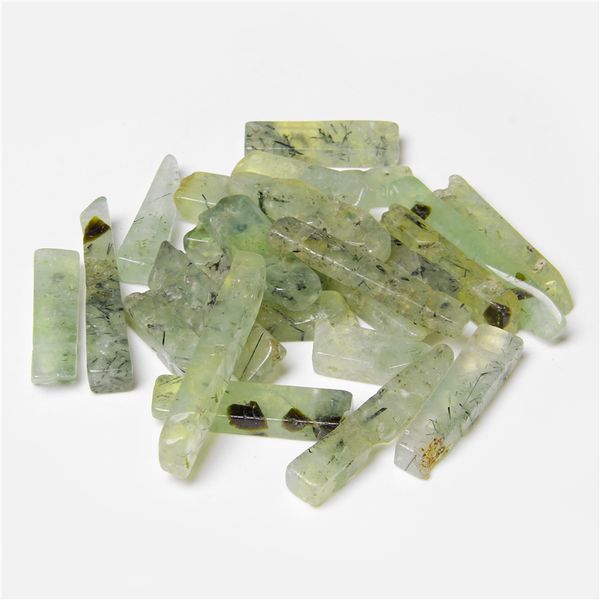 5 pcs prehnit point beads 5-8*20-40mm rough green crystal spike wand stone beads diy making jewelry graduation pendant necklace
5 pcs prehnit point beads 5-8*20-40mm rough green crystal spike wand stone beads diy making jewelry graduation pendant necklace