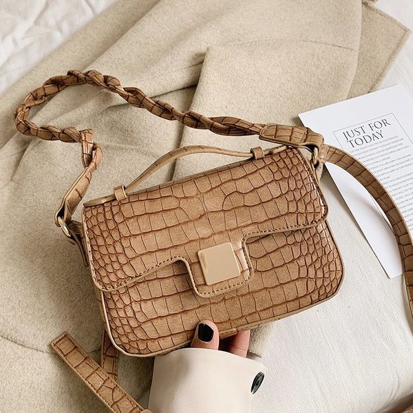 fashion crocodile pattern baguette bags mini pu leather shoulder bags for women 2020 weave design luxury hand bag female travel
fashion crocodile pattern baguette bags mini pu leather shoulder bags for women 2020 weave design luxury hand bag female travel