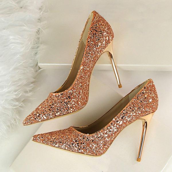 dress shoes european and american women shallow party high heels ladies sequins nightclub fine heel single ca-36, Black
dress shoes european and american women shallow party high heels ladies sequins nightclub fine heel single ca-36, Black