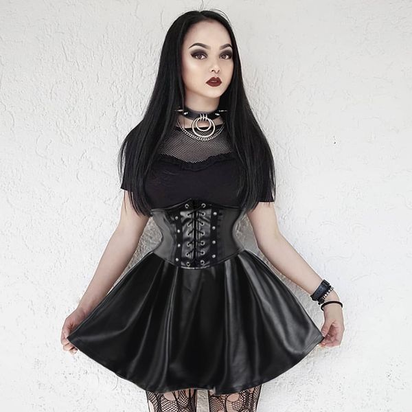 womens skirts gothic harajuku bandage faux leather korean fashion black mini pleated skirts 2021 summer party pu saias
womens skirts gothic harajuku bandage faux leather korean fashion black mini pleated skirts 2021 summer party pu saias