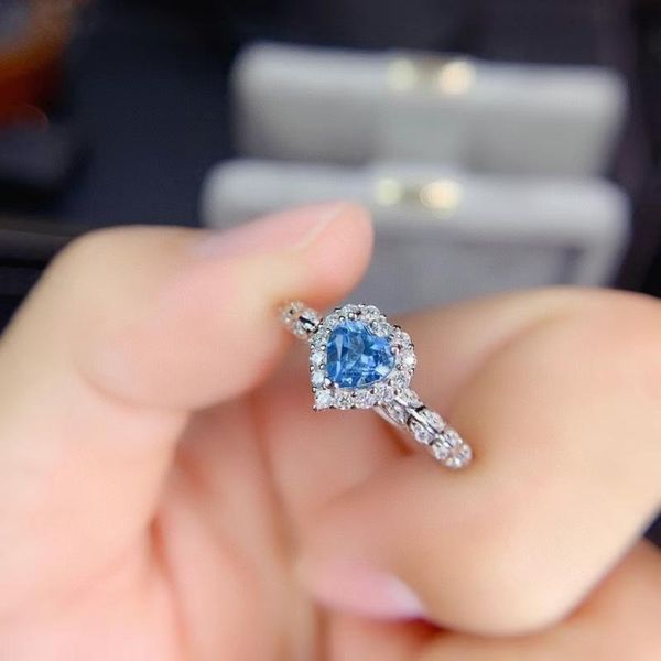 cluster rings grace romantic delicate heart natural gemstone ring sky blue z s925 silver women's party gift jewelry, Golden;silver
cluster rings grace romantic delicate heart natural gemstone ring sky blue z s925 silver women's party gift jewelry, Golden;silver
