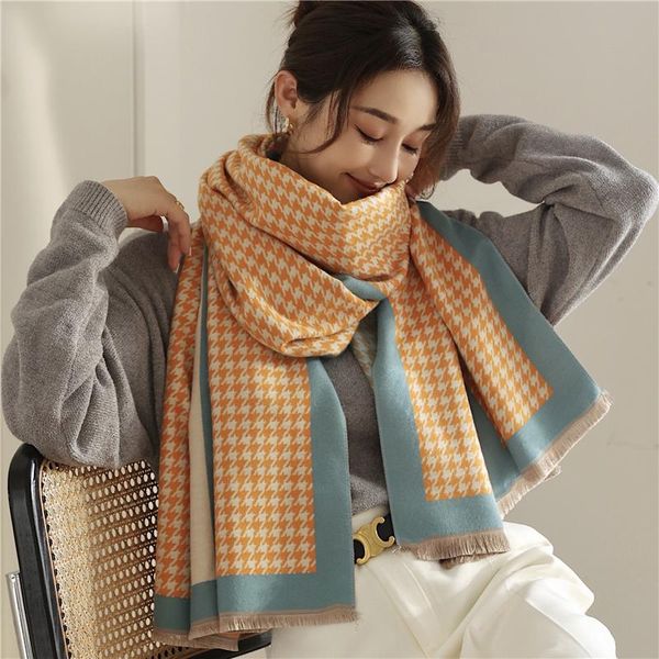 scarves 2021 cashmere scarf elegant long women warm shawls and wraps winter thick blanket bufanda ladies pashmina hijab echarpe, Blue;gray
scarves 2021 cashmere scarf elegant long women warm shawls and wraps winter thick blanket bufanda ladies pashmina hijab echarpe, Blue;gray