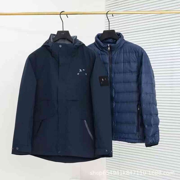 selling arc autumn and winter new men's classic small label printed sports leisure three in one stormsuit teryx, Black
selling arc autumn and winter new men's classic small label printed sports leisure three in one stormsuit teryx, Black