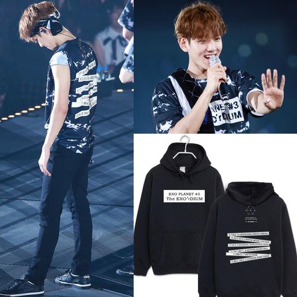 women's hoodies & sweatshirts fashion kpop exo concert chanyeol baekhyun same printing sweatshirt pullover fleece for fans hip hop pu, Black
women's hoodies & sweatshirts fashion kpop exo concert chanyeol baekhyun same printing sweatshirt pullover fleece for fans hip hop pu, Black