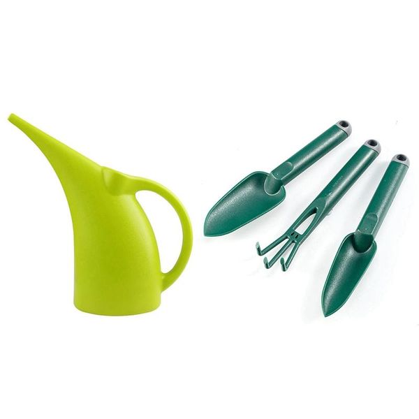 watering equipments plastic can with 3pcs gardening tools sturdy and durable green plants succulent cultivation
watering equipments plastic can with 3pcs gardening tools sturdy and durable green plants succulent cultivation