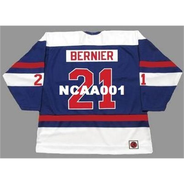 001 #21 serge bernier quebec nordiques 1974 wha retro home hockey jersey or custom any name or number retro jersey, Black
001 #21 serge bernier quebec nordiques 1974 wha retro home hockey jersey or custom any name or number retro jersey, Black