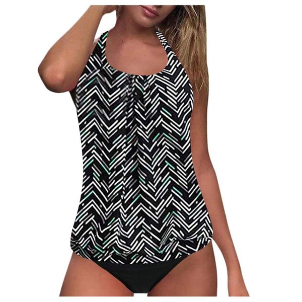 women's swimwear fashion tankini set 2021 two piece swimsuit female swim suit women bathing printed summer bathers beach wear #xg, White;black
women's swimwear fashion tankini set 2021 two piece swimsuit female swim suit women bathing printed summer bathers beach wear #xg, White;black