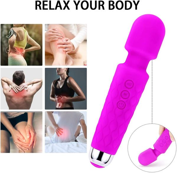 brand new magic wand massager cordless rechargeable electric vibrating women magic multi speed neck full body personal massage
brand new magic wand massager cordless rechargeable electric vibrating women magic multi speed neck full body personal massage