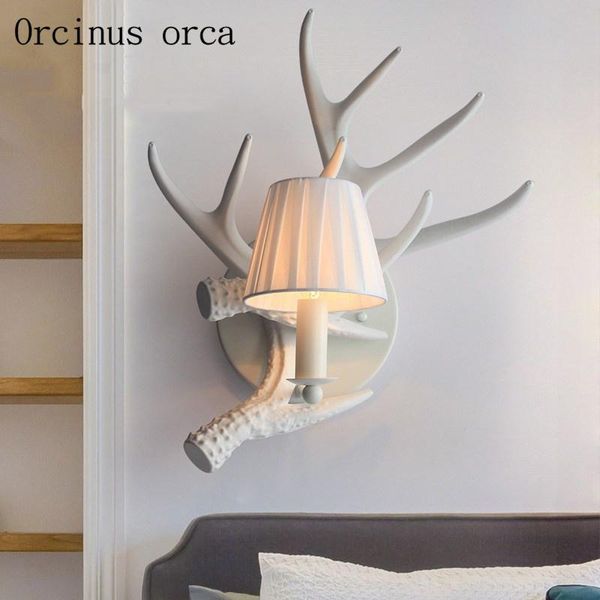 wall lamp american white antler living room restaurant bar mediterranean industrial wind retro creative
wall lamp american white antler living room restaurant bar mediterranean industrial wind retro creative