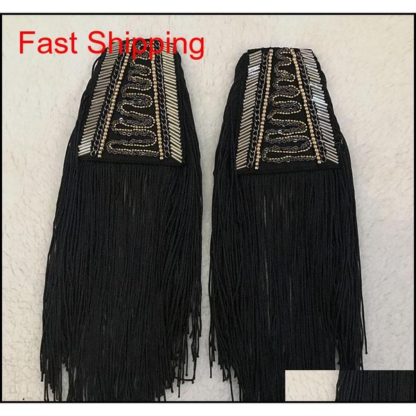 fashion women and men clothes accessories/kpop handmade black tassel big epaulette/epaulet shoulder/c jllwvl carshop2006, Silver
fashion women and men clothes accessories/kpop handmade black tassel big epaulette/epaulet shoulder/c jllwvl carshop2006, Silver