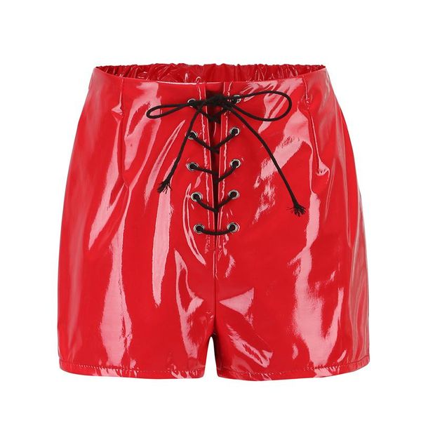 women's panties women faux leather shorts goth ladies lace up high waist female mini red black club, Black;pink
women's panties women faux leather shorts goth ladies lace up high waist female mini red black club, Black;pink