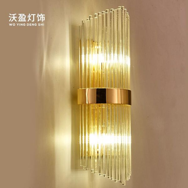 wall lamp postmodern minimalist creative crystal glass rod nordic living room bedroom study atmospheric lamps
wall lamp postmodern minimalist creative crystal glass rod nordic living room bedroom study atmospheric lamps