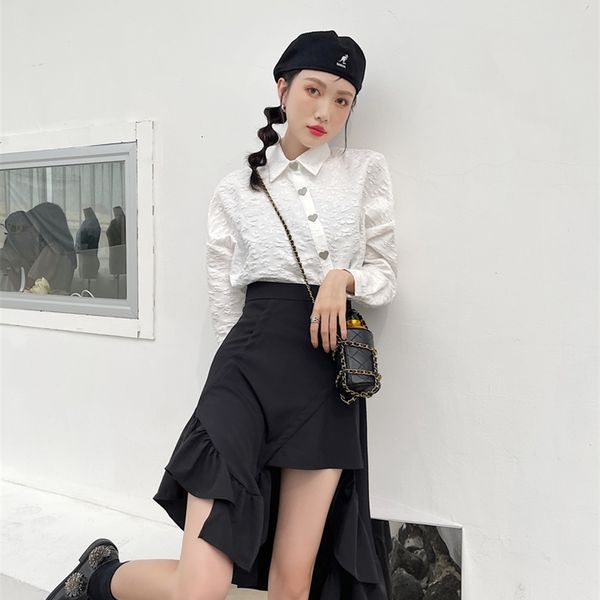 women's two piece pants white jacquard long sleeve shirt for women designer oblique button up collared loose and blouse korean
women's two piece pants white jacquard long sleeve shirt for women designer oblique button up collared loose and blouse korean