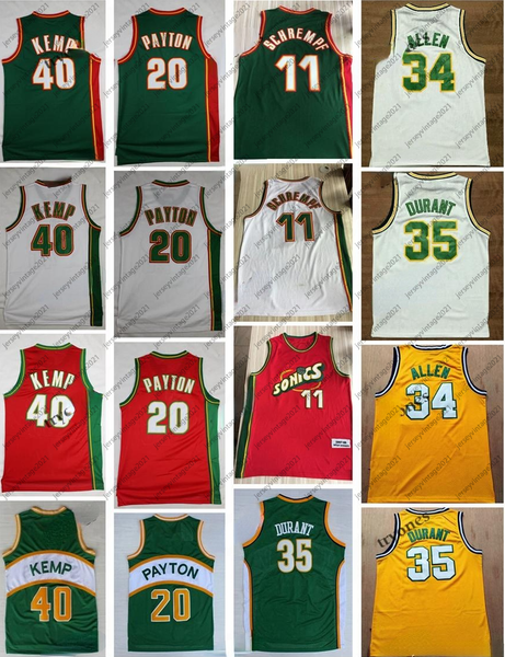 100% stitched 20 the glove gary payton kevin durant 40 reign man shawn kemp 11 detlef schrempf ray allen red green basketball jersey size s-, Black
100% stitched 20 the glove gary payton kevin durant 40 reign man shawn kemp 11 detlef schrempf ray allen red green basketball jersey size s-, Black