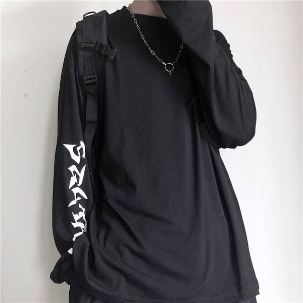 2021 new harajuku hip hop t-shirts das mulheres dos homens casuais coreano t camisa de manga longa solta tshirt streetwear outono eusb, Black
2021 new harajuku hip hop t-shirts das mulheres dos homens casuais coreano t camisa de manga longa solta tshirt streetwear outono eusb, Black