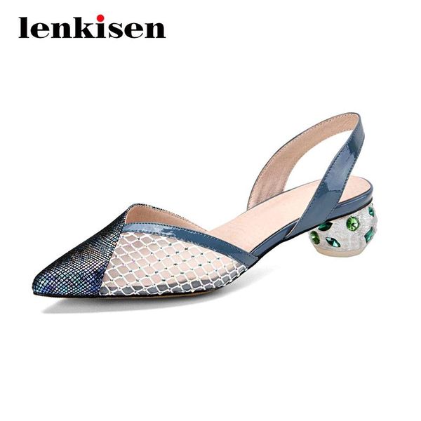 dress shoes lenkisen leisure genuine leather air mesh breathable sun protection dating pointed toe med crystal heels slip on women pumps l72, Black
dress shoes lenkisen leisure genuine leather air mesh breathable sun protection dating pointed toe med crystal heels slip on women pumps l72, Black