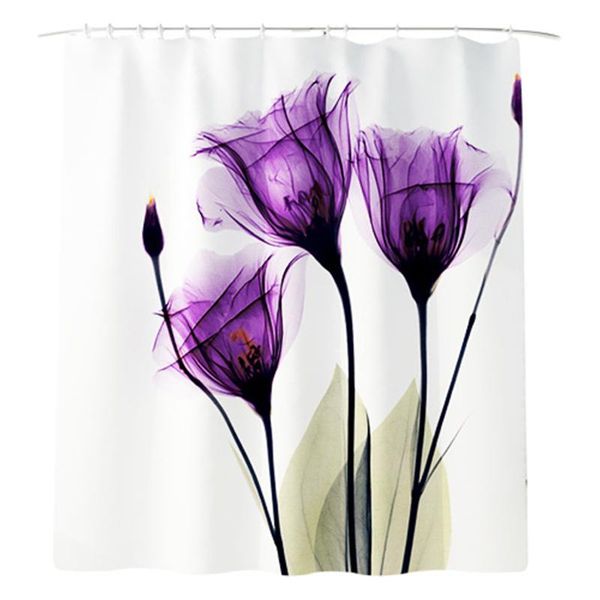 shower curtain purple tulip flower waterproof polyester bath curtain for bathroom accessories with hooks 71 x 71 inch
shower curtain purple tulip flower waterproof polyester bath curtain for bathroom accessories with hooks 71 x 71 inch