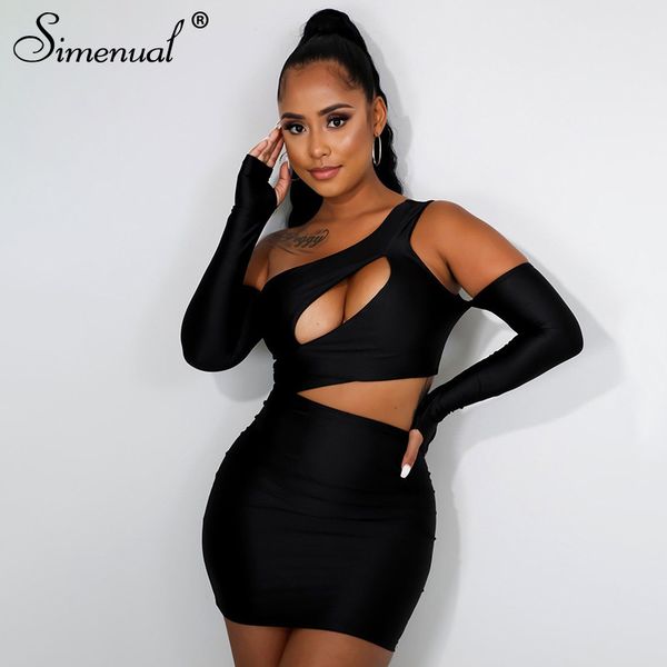 one shoulder cut out bodycon dresses woman party night long sleeve clubwear fashion mini dress autumn winter, White;black
one shoulder cut out bodycon dresses woman party night long sleeve clubwear fashion mini dress autumn winter, White;black