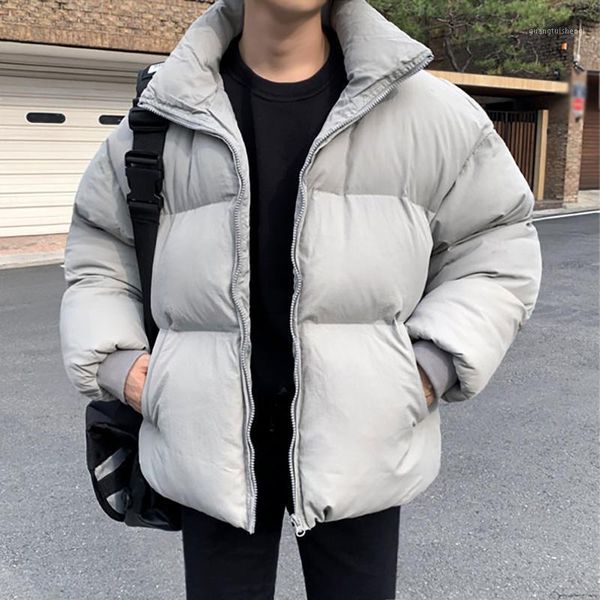 men's down & parkas 2021 winter warm streetwear cotton padded coats slim male jackets solid casual coat mens thickening clothing b305, Black
men's down & parkas 2021 winter warm streetwear cotton padded coats slim male jackets solid casual coat mens thickening clothing b305, Black