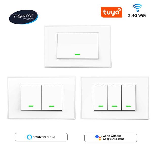 smart home control yagusmart tuya wifi wall light switch neutral required compatible with app alexa google timer 1 2 3 gangs
smart home control yagusmart tuya wifi wall light switch neutral required compatible with app alexa google timer 1 2 3 gangs