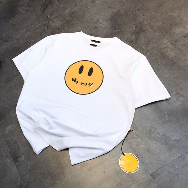 21 summer luojia smile face print round neck pullover t-shirt casual loose short sleeve jacket women's fashion, White
21 summer luojia smile face print round neck pullover t-shirt casual loose short sleeve jacket women's fashion, White