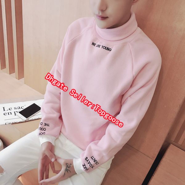 new fashion turtleneck design man's hoodies letter printed, Black
new fashion turtleneck design man's hoodies letter printed, Black