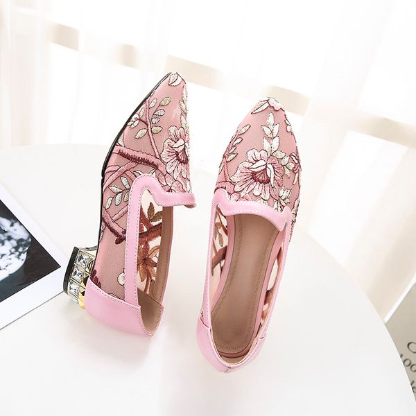 womens embroidery mesh bordered slip-on flats crystal heel pointed toe summer breathable slipons comfortable shoesdress shoes, Black
womens embroidery mesh bordered slip-on flats crystal heel pointed toe summer breathable slipons comfortable shoesdress shoes, Black