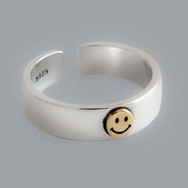 silvery engagement rings vintage simple smiling face handmade anillo for women wedding accessories jewelry, Slivery;golden
silvery engagement rings vintage simple smiling face handmade anillo for women wedding accessories jewelry, Slivery;golden