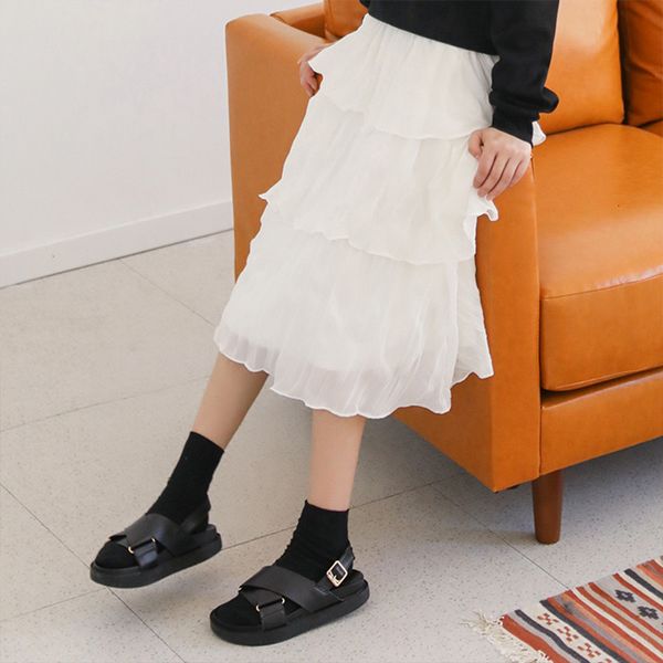 2021 women high waist long white pleated new spring summer ruffles medium skirt fashion ins cake ladies skirts eibp, Black
2021 women high waist long white pleated new spring summer ruffles medium skirt fashion ins cake ladies skirts eibp, Black