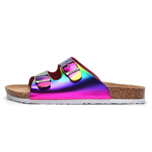 elling fashion summer rainbow color slippers for women platform cork casual sandals outdoor double buckle mixed beach slide shoes designer c, Black
elling fashion summer rainbow color slippers for women platform cork casual sandals outdoor double buckle mixed beach slide shoes designer c, Black