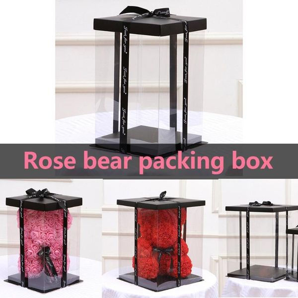 25cm 40 cm transparent empty gift box for artificial teddy bear rose flower gifts box women plush bear gift soap flower
25cm 40 cm transparent empty gift box for artificial teddy bear rose flower gifts box women plush bear gift soap flower