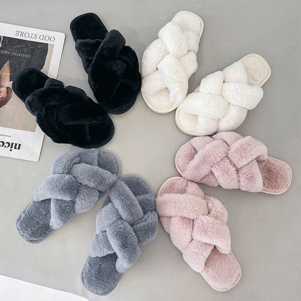 2021 winter women fur slippers fashion cross weave psh upper indoor faux warm sho home ladi bedroom, Black
2021 winter women fur slippers fashion cross weave psh upper indoor faux warm sho home ladi bedroom, Black