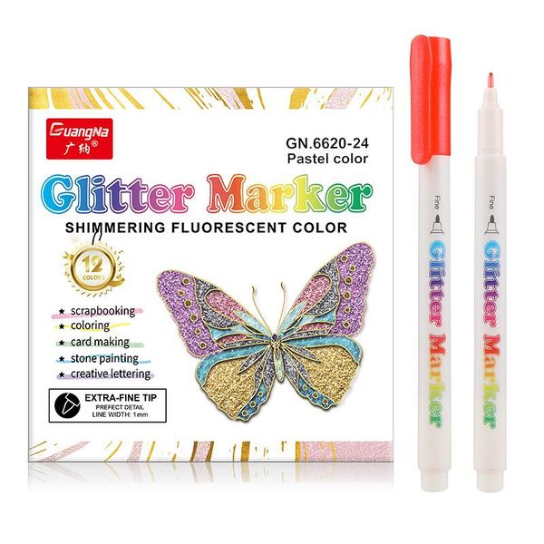 highlighters 24 color pastel pen student marker flash metallic highlighter wholesale, Black;red
highlighters 24 color pastel pen student marker flash metallic highlighter wholesale, Black;red