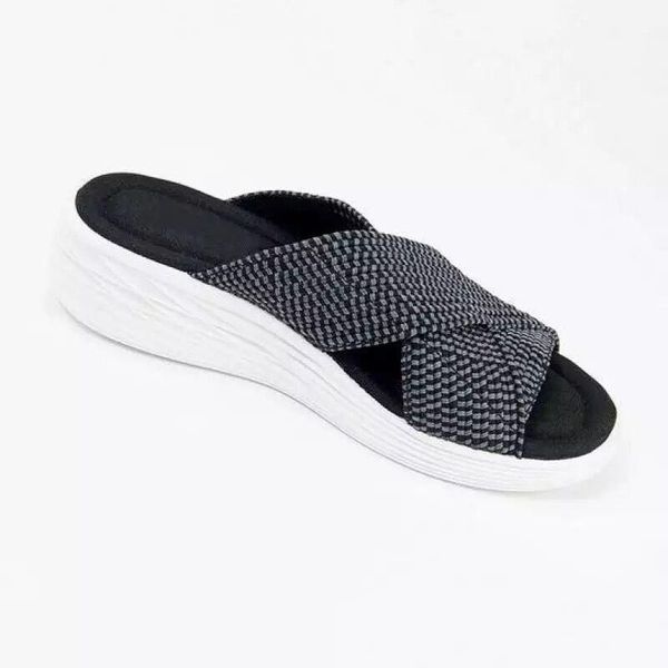 slippers women large size 2021 summer flat bottom slope with fish mouth flying cross female shoes platform ladies slides, Black
slippers women large size 2021 summer flat bottom slope with fish mouth flying cross female shoes platform ladies slides, Black