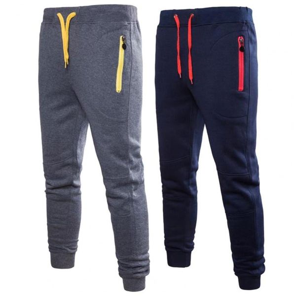 men's pants casual simple ankle banded autumn fall trousers pockets for work, Black
men's pants casual simple ankle banded autumn fall trousers pockets for work, Black