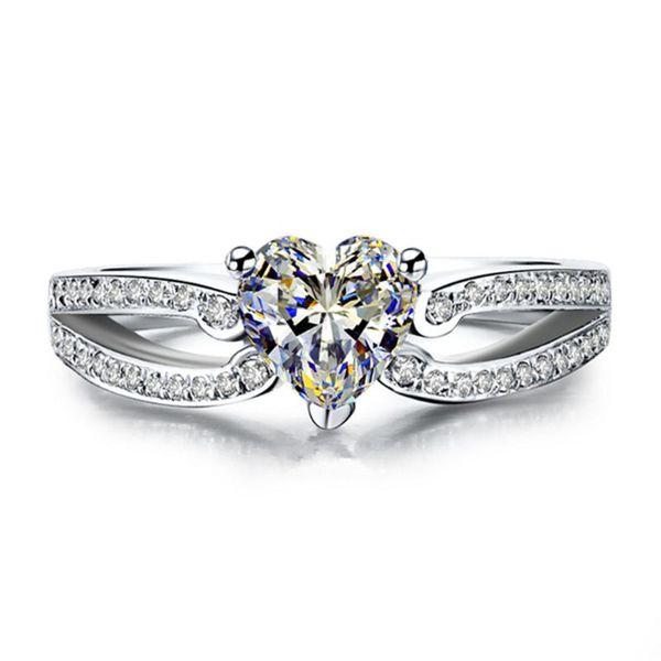 cluster rings propose heart jewelry 1ct synthetic ring women sterling silver white gold bridal fiancee fine luxury, Golden;silver
cluster rings propose heart jewelry 1ct synthetic ring women sterling silver white gold bridal fiancee fine luxury, Golden;silver