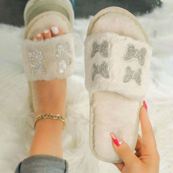 slippers women's slipper winter flat furry ladies home shoes fashion rhinestone decoration shoe letter graphic female open toe, Black
slippers women's slipper winter flat furry ladies home shoes fashion rhinestone decoration shoe letter graphic female open toe, Black