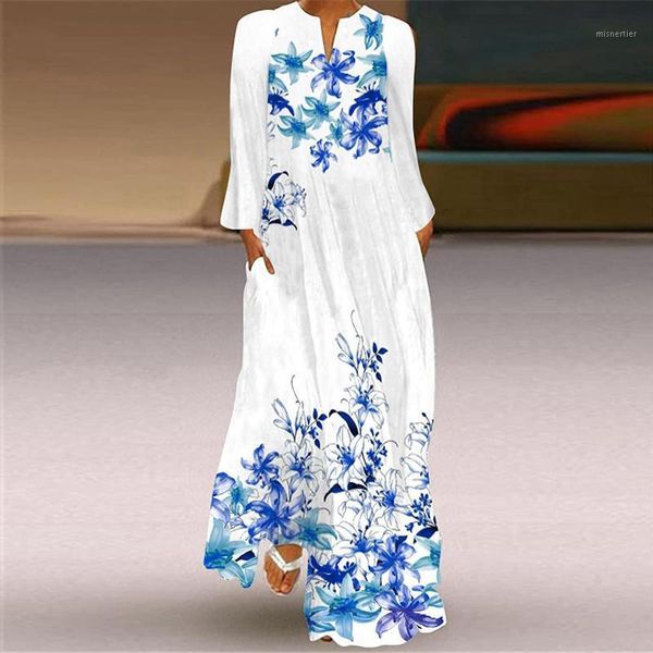 casual dresses women's loose dress v-neck bohemian printed long sleeve pocket retro white aesthetic robe femme, Black;gray
casual dresses women's loose dress v-neck bohemian printed long sleeve pocket retro white aesthetic robe femme, Black;gray