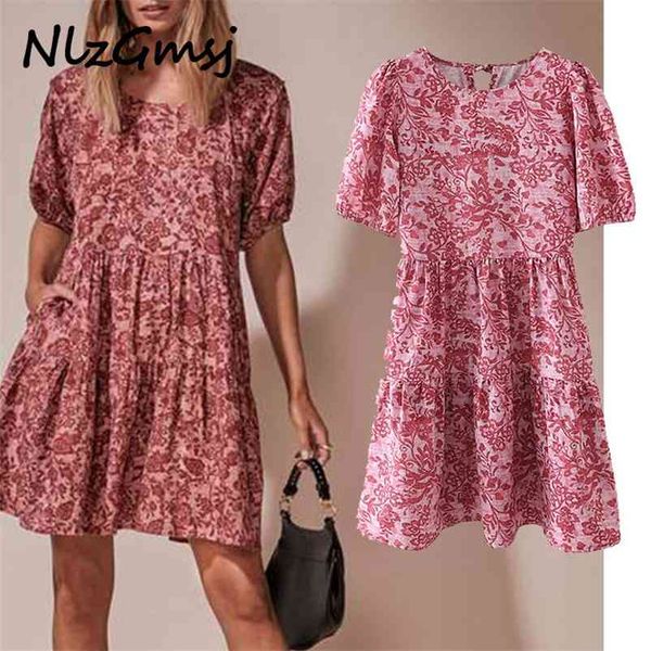 women summer dress print loose mini vintage o neck short sleeve casual ladies es robe 05 210628, Black;gray
women summer dress print loose mini vintage o neck short sleeve casual ladies es robe 05 210628, Black;gray