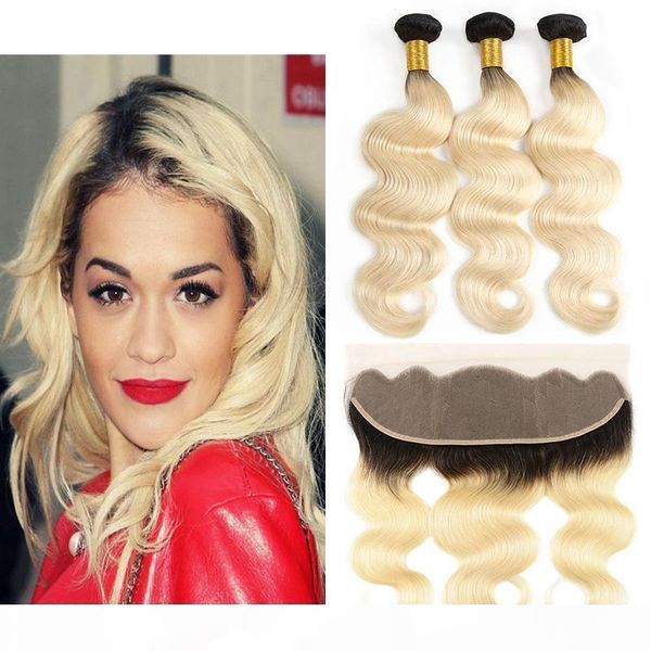 body wave brazilian human hair ombre blonde bundles with 13*4 part lace frontal pre plucked 1b 613 bundles with frontal hair extension, Black;brown
body wave brazilian human hair ombre blonde bundles with 13*4 part lace frontal pre plucked 1b 613 bundles with frontal hair extension, Black;brown