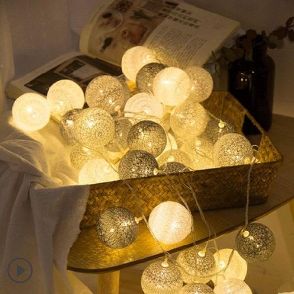strings battery usb power led cotton ball chain light garland lights string christmas outdoor holiday wedding party decor
strings battery usb power led cotton ball chain light garland lights string christmas outdoor holiday wedding party decor