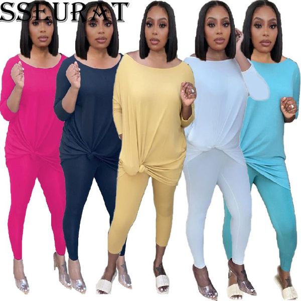 women's two piece pants sseurat set solid tee and legging streetwear tracksuit fitness outfits, White
women's two piece pants sseurat set solid tee and legging streetwear tracksuit fitness outfits, White
