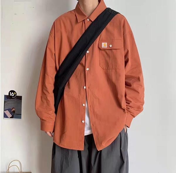 men's casual shirts 2021 autumn tooling shirt loose tide brand japanese large size ins long-sleeved, White;black
men's casual shirts 2021 autumn tooling shirt loose tide brand japanese large size ins long-sleeved, White;black
